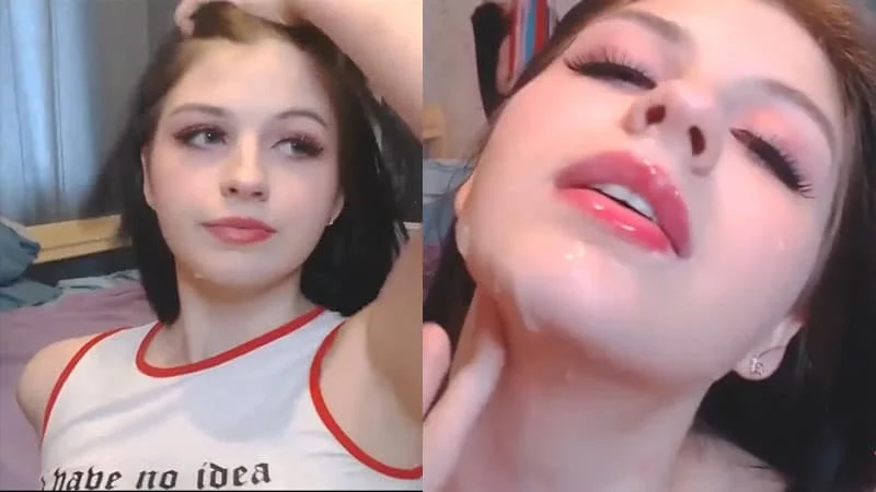 คลิปหลุดนักศึกษาฝรั่ง ไลฟ์สดโม๊คควยผัวจนน้ำเงี่ยนแตกใส่ปาก