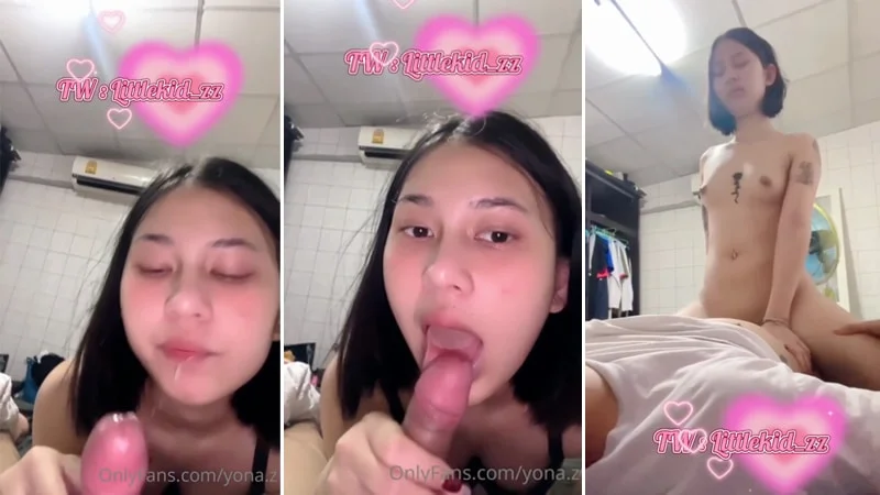 คลิปหลุด โอลี่แฟน ขย่มควย หลุด Yona.z น่ารัก อมควย เย็ดสาวผมสั้น น้องโยนา