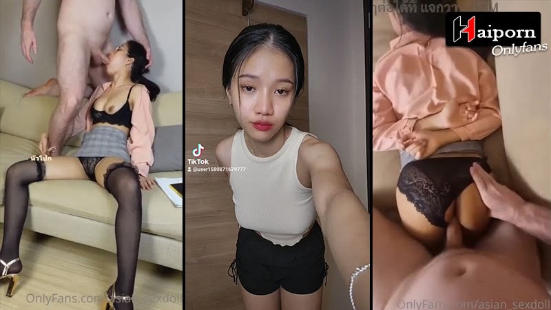 onlyfans หลุด ฝรั่งเย็ดไทย กำลังทำงานอยู่ดีๆ โดนผัวเอาควยฟาดหน้า แล้วเย็ดปาก พลิกมาเย็ดโหด ท่าหมาบนโซฟา น้ำแตกใน ไหลเปื้อนควยเลย