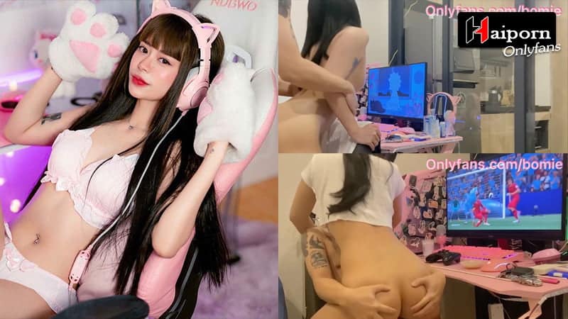 คลิปหลุด โอนลี่แฟน สาวเกมเมอร์หีสวย น้องโบมิเอะ โดนผัวแย่งเล่นเกม จนต้องต้องเอาหีมาขย่ม เรียกน้ำควย ก่อนจะโดนเย็ด คาโต๊ะเกมมิ่ง