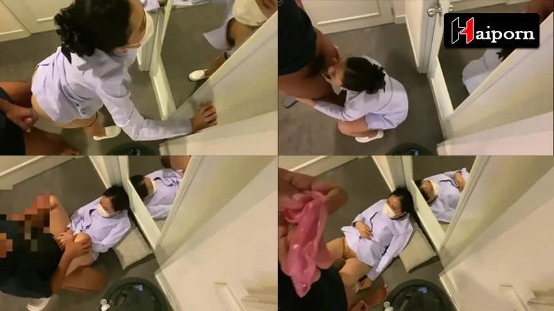 คลิปหลุด สาวพยาบาล เย็ดคาห้องพิเศษ รพ.ที่นี่ดีจังมีเซอร์วิต พยาบาล สาวสวยสาวนมใหญ่ มาบริการ อมควย แถมนอนให้เย็ด จนน้ำควยแตกเต็มถุง