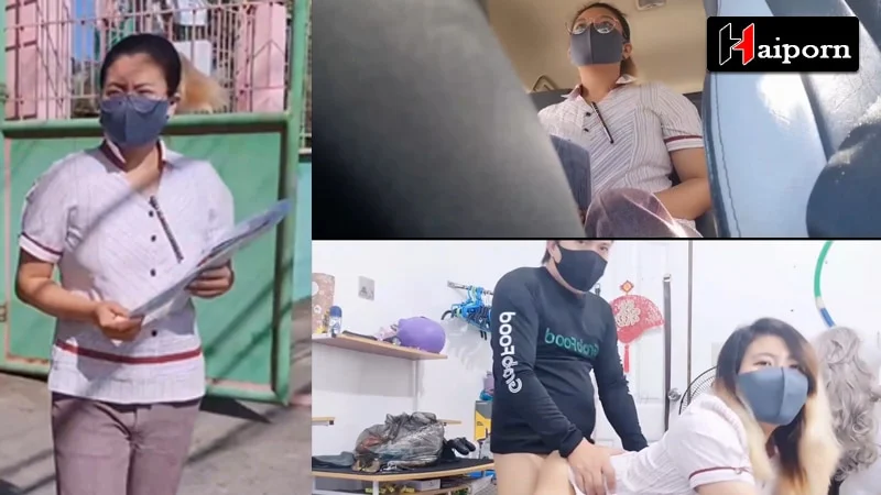 หลุด ครูแพท สาวหีอวบ เรียกใช้บริการ หนุ่มแกร็ปขี้เงี่ยน โดนแอบถ่ายตั้งแต่อยู่ในรถ พาแวะเข้าห้องตัวเอง จับ โม๊คควย เย็ดหีแตกใน