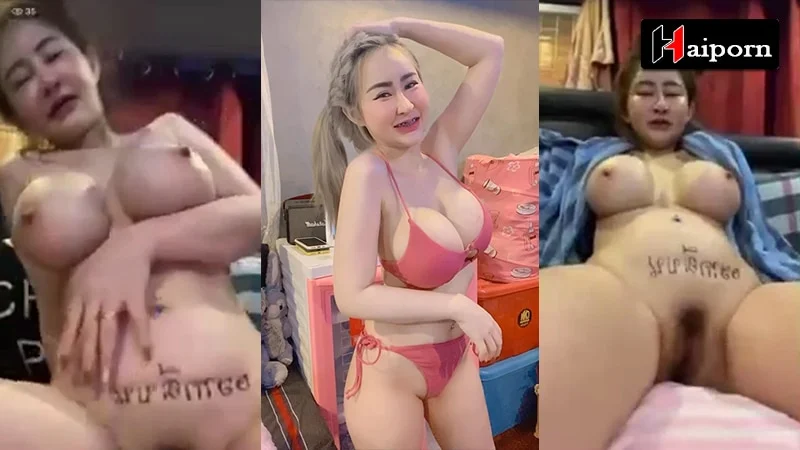 คลิปโป๊ ไลฟ์สด โชว์เสียวหี น้องเก๋มิกส์ สาวอวบ ไฟหน้าเบิ้มๆ นั่งเล่นหี เดินไปหยิบควยปลอม เอามายัด ซอยเย็ดรัวๆ ให้ผู้ชมทางบ้านดู