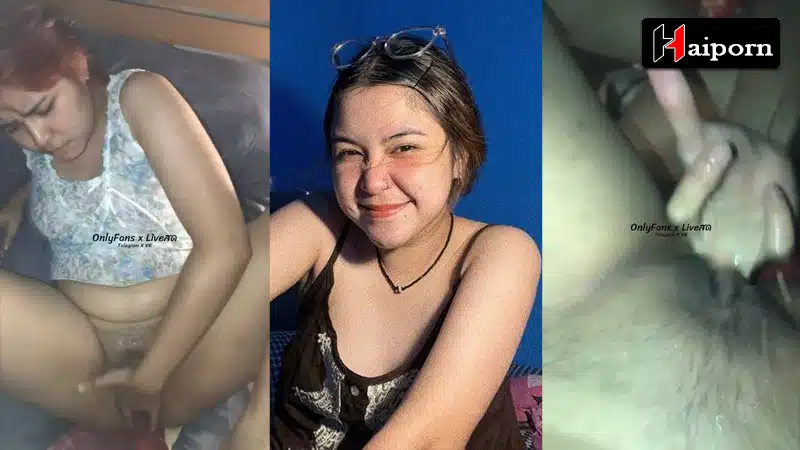 หลุดเสียงไทย ช่วยหีตัวเอง ต่อหน้าผัว ให้ยืน ชักว่าวอยู่ข้างๆ เงี่ยนแข่งกัน ว่าน้ำจะใครแตกก่อน สรุปโดนผัวเกี่ยวเบ็ด น้ำหี พุ่งกระจัดกระจาย